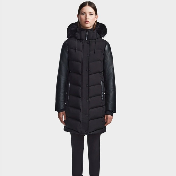 Brand new Rudsak leather puffer coat - Picture 5 of 5